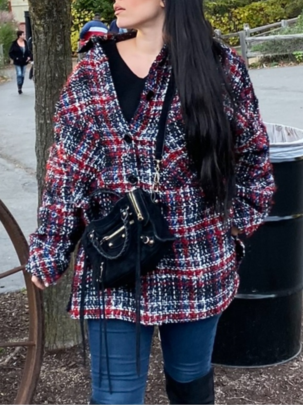 IRO Tweed Oversized Shirt-Jacket